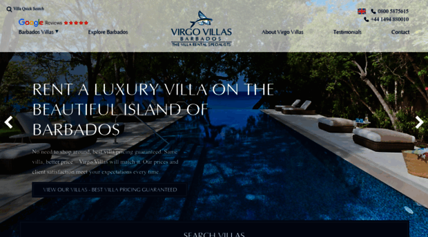 virgovillasbarbados.com