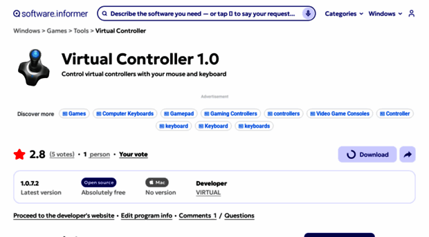 virtual-controller.software.informer.com