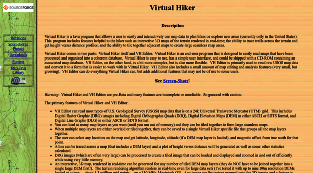 virtualhiker.sourceforge.net