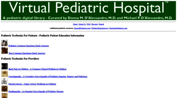 virtualpediatrichospital.com