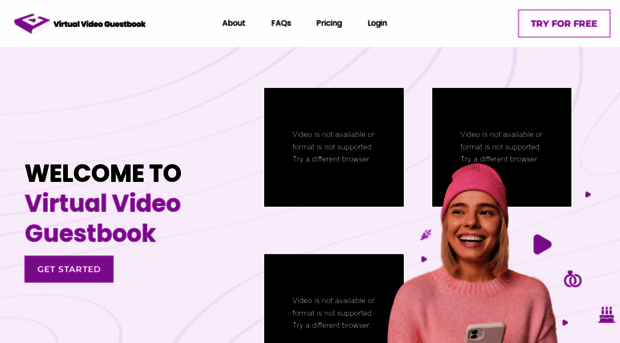 virtualvideoguestbook.com