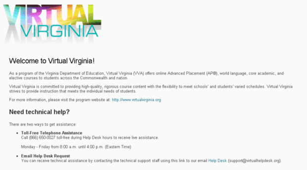 virtualvirginia.desire2learn.com