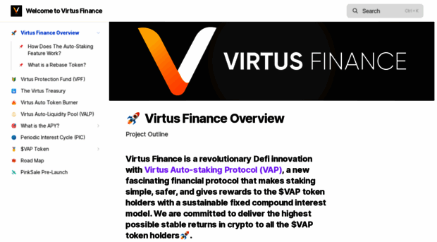 virtus-finance.gitbook.io - Virtus Finance Overview | Welc... - Virtus ...