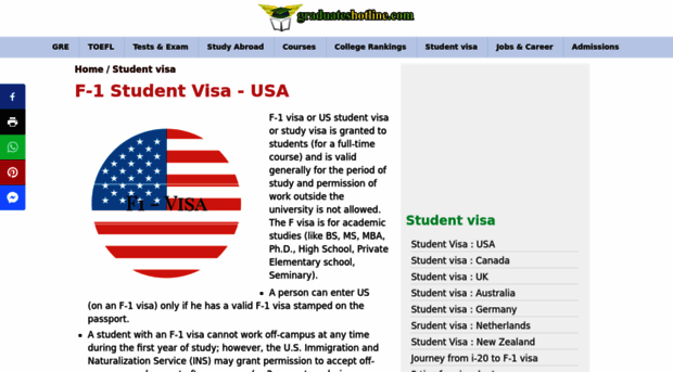 visa.graduateshotline.com