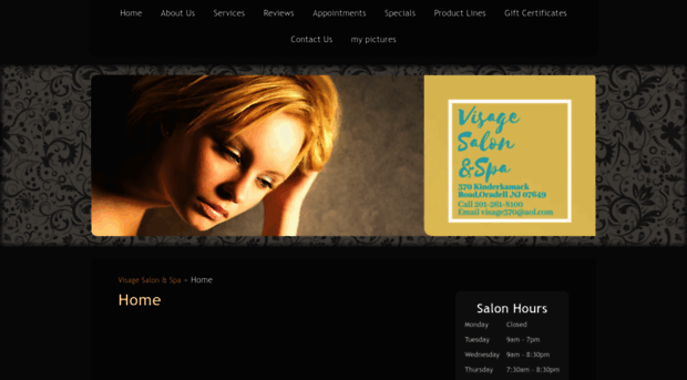 visagesalonnspa.com