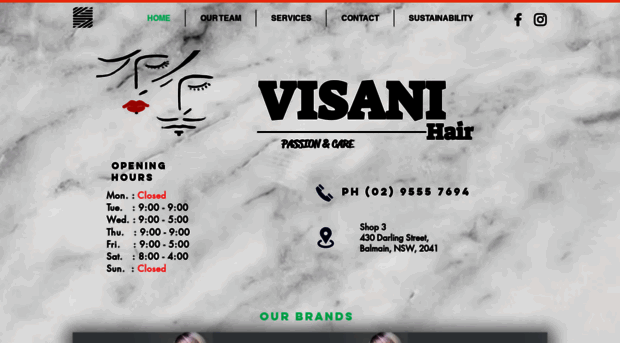 visanihair.com