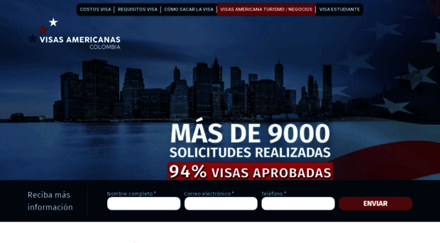 visasamericanascolombia.com