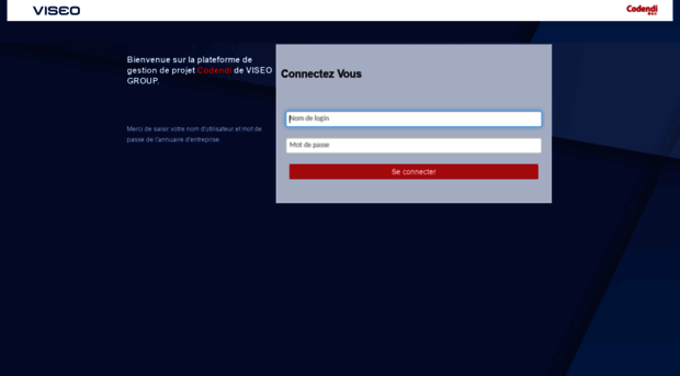 viseogroup.codendi.com