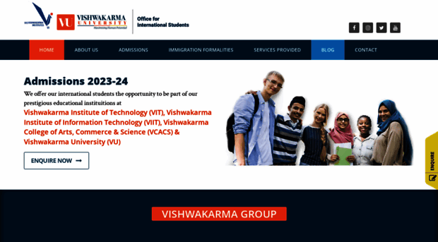 vishwakarmainternational.com