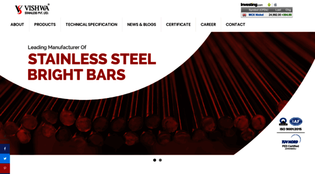 vishwastainless.com