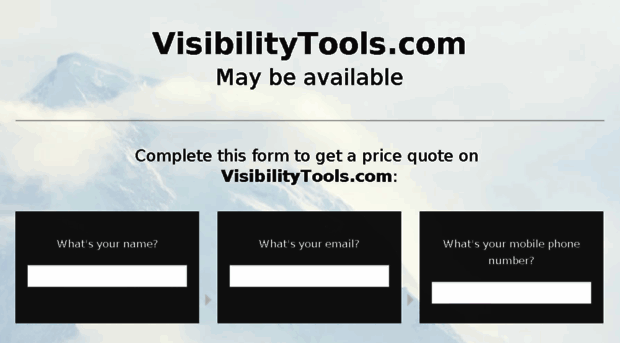 visibilitytools.com