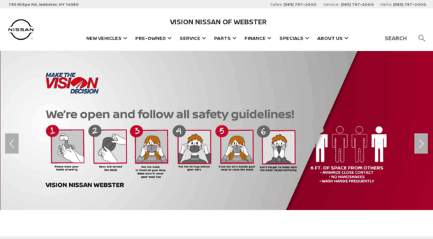 visionnissanwebster.com