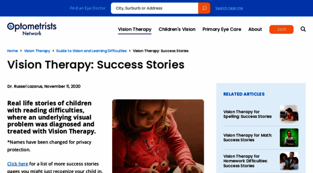 visiontherapystories.org