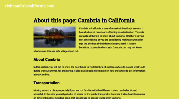 visitcambriacalifornia.com