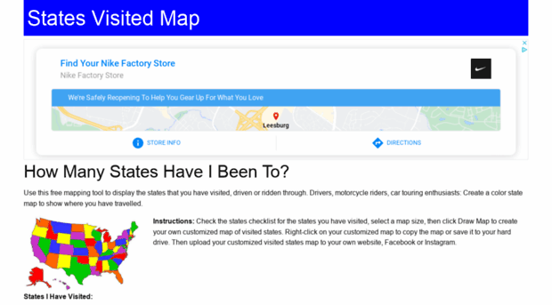 visitedstatesmap.com