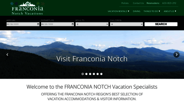 visitfranconianotch.com