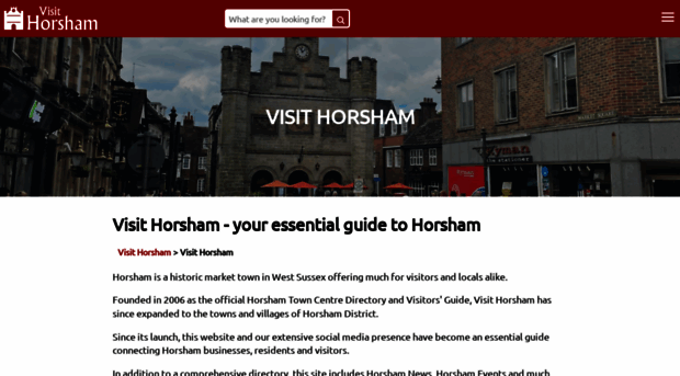 visithorsham.co.uk