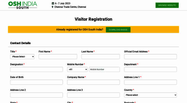 visitor-registration-south.oshindia.com