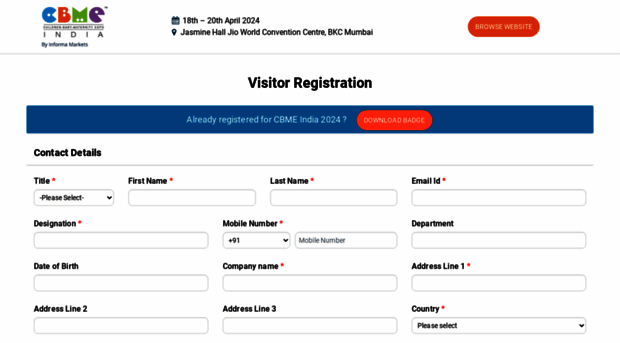 visitor-registration.cbmeindia.com