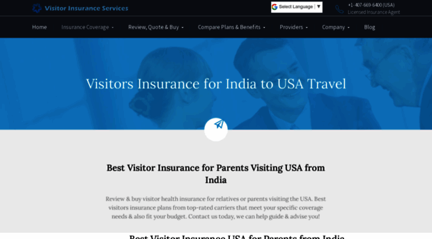 visitorinsuranceindia.com