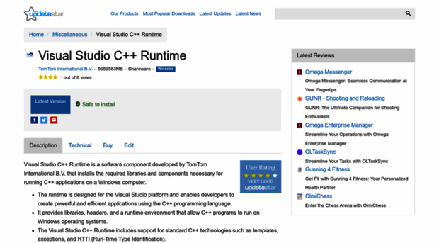 visual-studio-c-runtime.updatestar.com