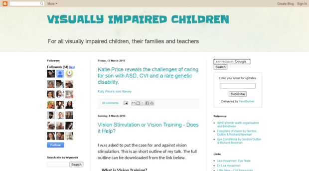 visuallyimpairedchildren.com