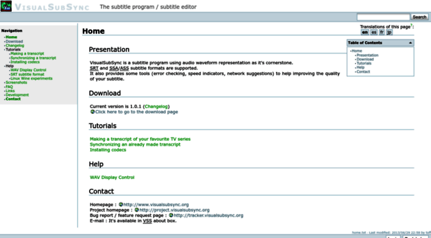 visualsubsync.org