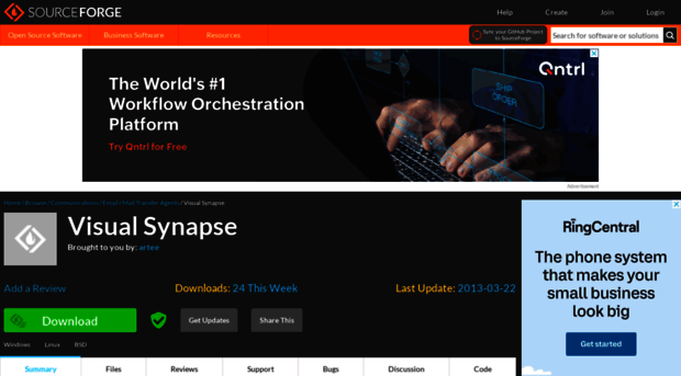 visualsynapse.sourceforge.net