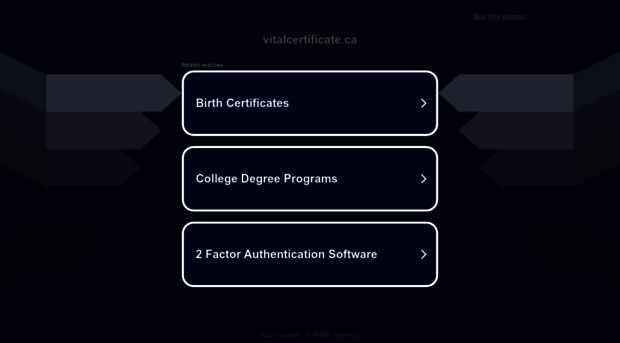 vitalcertificate.ca