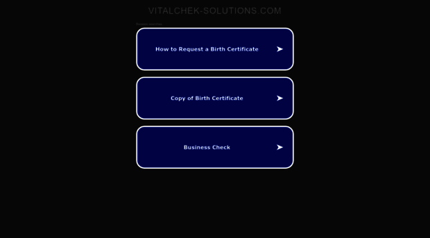 vitalchek-solutions.com