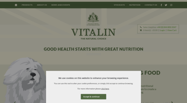 vitalinpetfood.co.uk