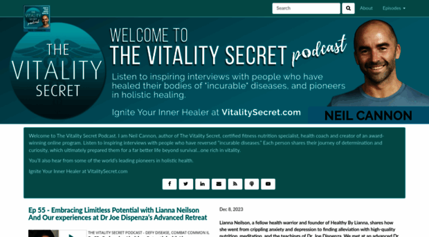 vitalitysecretpodcast.com