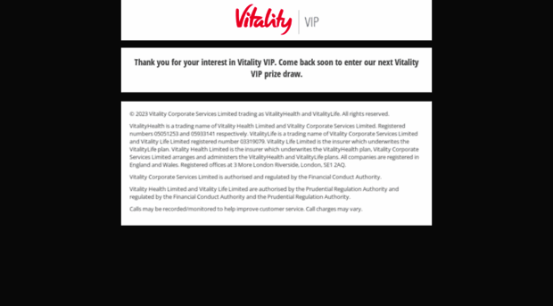 vitalityvip.co.uk