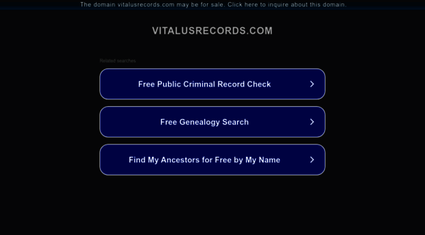 vitalusrecords.com