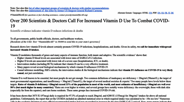 vitamindforall.org