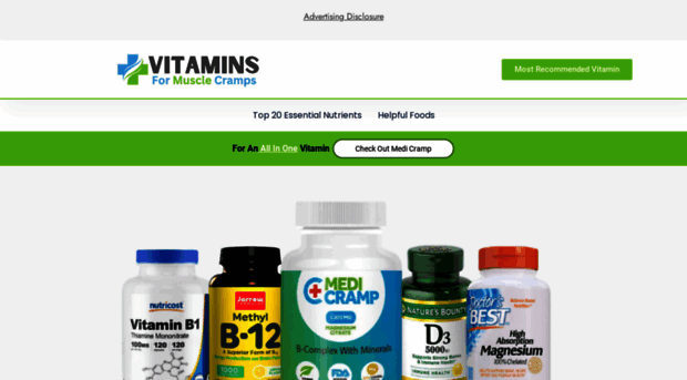 vitaminsformusclecramps.com