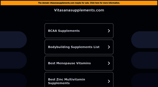 vitasanasupplements.com