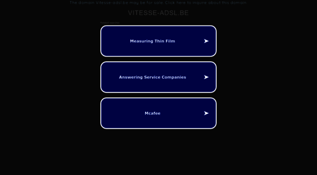 vitesse-adsl.be