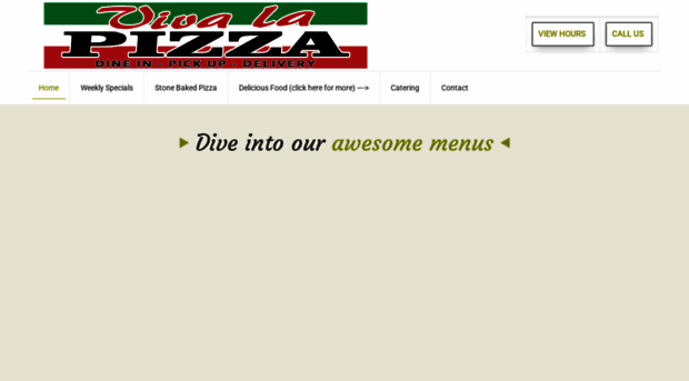 vivalapizzas.com