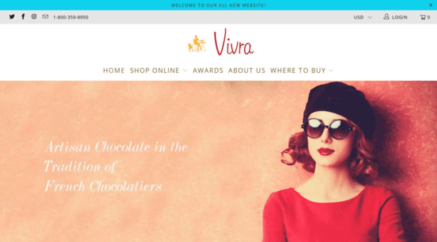 vivrachocolate.com