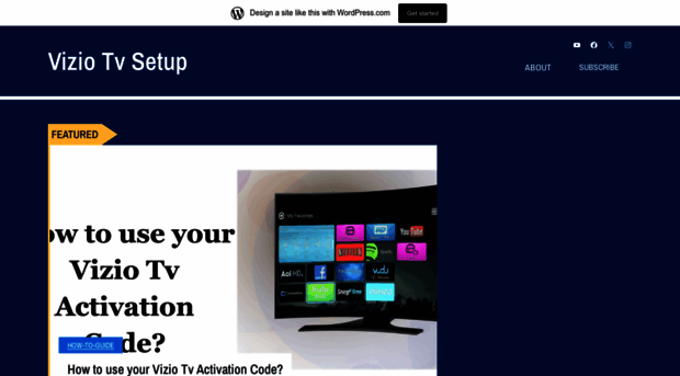 viziosmarttvsetup.wordpress.com