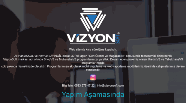 vizyonsoft.com