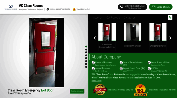 vkcleanrooms.co.in