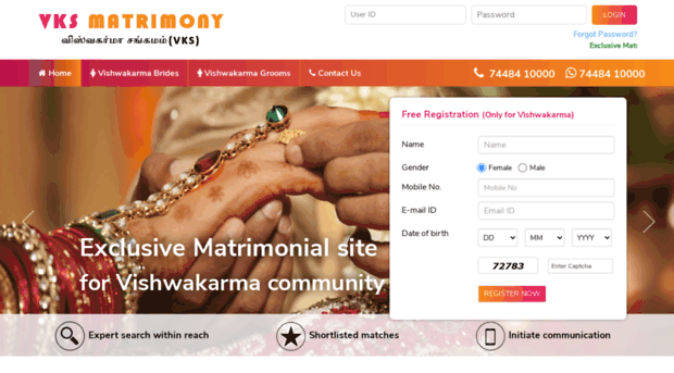 vksmatrimony.com