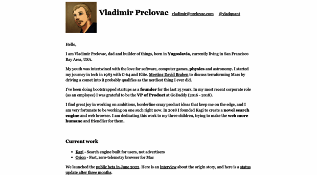 vladimir.prelovac.com