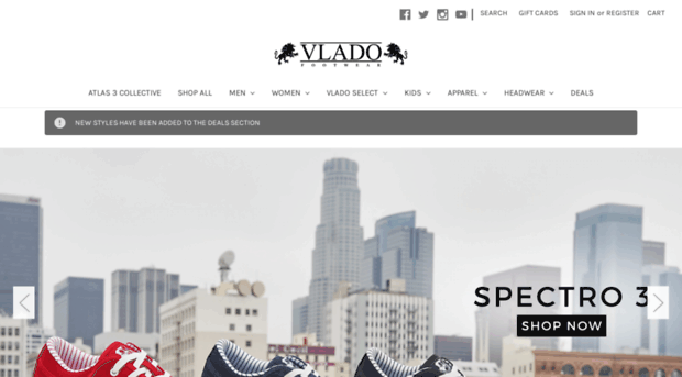 vladofootwear.com