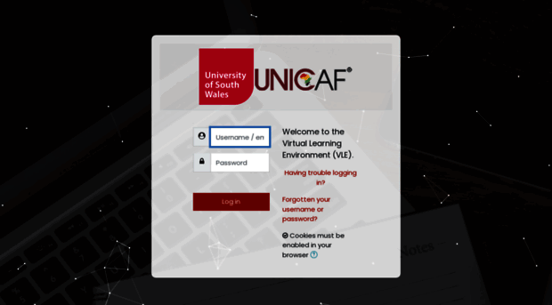 vle-usw.unicaf.org - University of South Wales: Log... - Vle Usw Unicaf