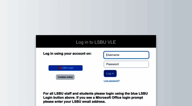 vle.lsbu.ac.uk