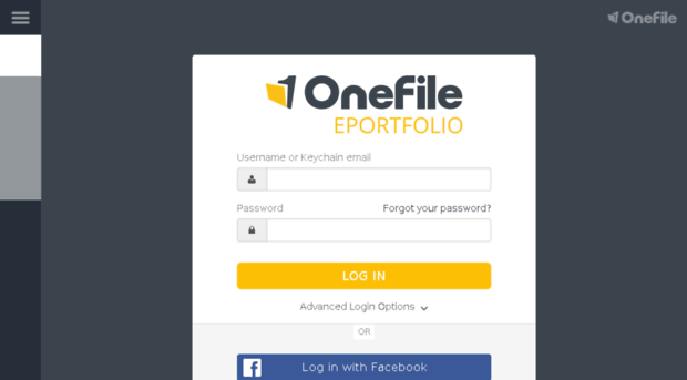 vle.onefile.co.uk - OneFile Eportfolio Login - Vle One File