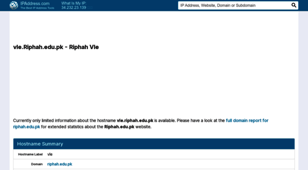 vle.riphah.edu.pk.ipaddress.com